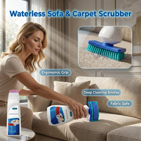 😱 Spills & Stains? Brush Them Away! ✨ No-Wash Carpet & Sofa Cleaner – Fresh, Clean Fabrics Made Easy 🛋️🧼