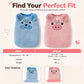 Warm Fleece Lined Pet Vest with Cartoon Embroidery for Dogs and Cats