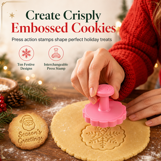 ⏳Limited-time 50% off⏰Christmas Cookie Cutter Mold Set🍪📍