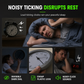 12-Inch Silent Wooden Wall Clock – Luminous Glow & MDF Wood Grain✨