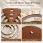 Circular Wooden Rotating Perpetual Calendar – Artistic, Interactive, Timeless ✨
