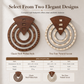 Circular Wooden Rotating Perpetual Calendar – Artistic, Interactive, Timeless ✨