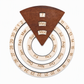 Circular Wooden Rotating Perpetual Calendar – Artistic, Interactive, Timeless ✨