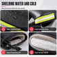 Winter Motorcycle Handlebar Muffs Thick Fleece Lined Windproof Cold Weather Gloves for Electric Scooters with Reflective Strip🏍️🛵🧤