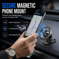 Strong Magnetic Car Phone Holder Adhesive Dashboard Navigation Mount