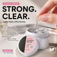 💅 Solid Nail Extension Builder Gel — Non-Flowing, Easy to Use 🥳