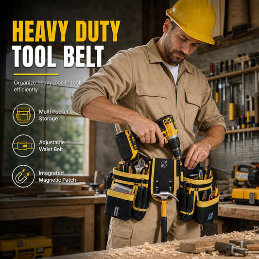 📢📢40% OFF !! ⏰Adjustable Tool Waist Bag – Multi-pocket & hands-free carry ✨