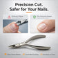 Stainless Steel Ingrown Toenail Clipper and Dead Skin Nipper 2 Piece Manicure Set