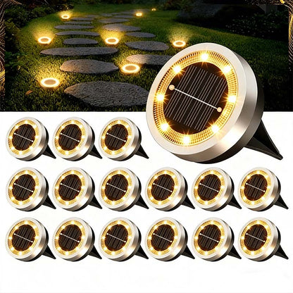 Outdoor Garden Solar Ground Light (4 Pack)