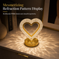 ✨ Geometric Crystal Night Light: Touch Control, 3 Colors, USB Rechargeable, Bedroom Glow