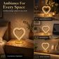 ✨ Geometric Crystal Night Light: Touch Control, 3 Colors, USB Rechargeable, Bedroom Glow
