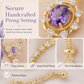 ⏳🔥 50% OFF! 💜 Lavender Purple Zircon Butterfly Jewelry Set – Adjustable Ring & Earrings ✨