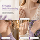 ⏳🔥 50% OFF! 💜 Lavender Purple Zircon Butterfly Jewelry Set – Adjustable Ring & Earrings ✨