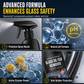 Car Glass Oil Film Remover Spray Powerful Windshield Decontamination and Bug Residue Cleaner for Clear Driving Vision