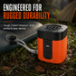 Portable Wireless Mini Electric Air Pump and Deflator with SOS Emergency Signal Light for Outdoors