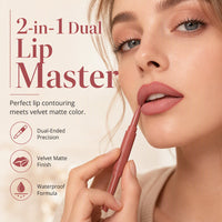 2-in-1 Dual-Ended Lip Liner and Matte Lipstick