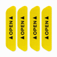📢📢50% OFF !! ⏰4 Pieces Car Door Reflective Warning Stickers OPEN Safety Anti Collision Decals
