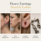 Minimalist Three Layer Curved Ear Crawler Stud Earrings with Inlaid Rhinestones