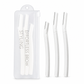 3-Piece Eyebrow Razor Set with Stainless Steel and Safety Guards for Facial Hair Trimming and Shaping