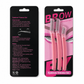 3-Piece Eyebrow Razor Set with Stainless Steel and Safety Guards for Facial Hair Trimming and Shaping
