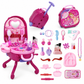 📢📢 50% OFF🎀Kids’ Pretend Makeup Vanity Suitcase – Portable Dress-Up Toy Set for Girls