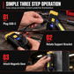 📢📢 50% OFF! Rechargeable LED Work Light – Magnetic Mount & Rotating Hook for Hands-Free Car Repairs 💡🔧