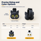 Universal Cartoon Cat Car Seat Headrest Hook Backseat Organizer Hanger for Vehicle Storage