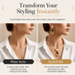 Vintage Brushed Gold and Black Gemstone and Earring Set Elegant Choker Jewelry Set for Banquets and Parties