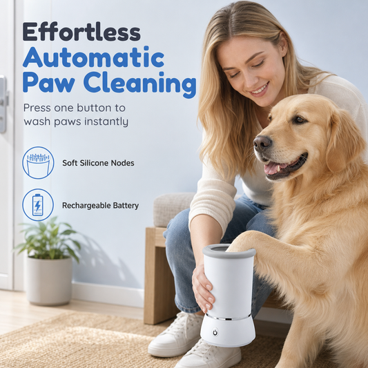 Automatic Electric Paw Cleaner for Dogs and Cats