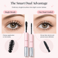Double Ended Waterproof and Lash Primer for Lengthening Curling and Volumizing Smudge Proof Natural Eye Makeup