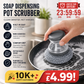 🎁2026 New Arrivals 50% OFF💥Scrubber Brush! Built-in soap, non-scratch & ergonomic. Clean pots easily – grab yours! ✅
