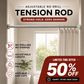 Create storage space anywhere anytime！Adjustable No-Drill Tension Rod