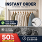 Create storage space anywhere anytime！Adjustable No-Drill Tension Rod