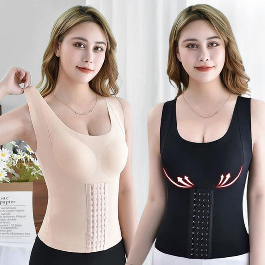 Women 4-in-1 Body Shapewear Posture Correction Back Support Push Up Bra