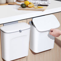 Kitchen Hanging Trash Can with Lid