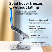 🔥Big Sale 40% OFF💥 360° Rotatable and Adjustable Lifting Aluminum Alloy Mobile Phone Tablet Laptop Holder