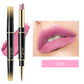 Double ended lipstick Automatic Lip Liner Matte Waterproof Non-fading Non-stick Lipstick