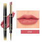 Double ended lipstick Automatic Lip Liner Matte Waterproof Non-fading Non-stick Lipstick