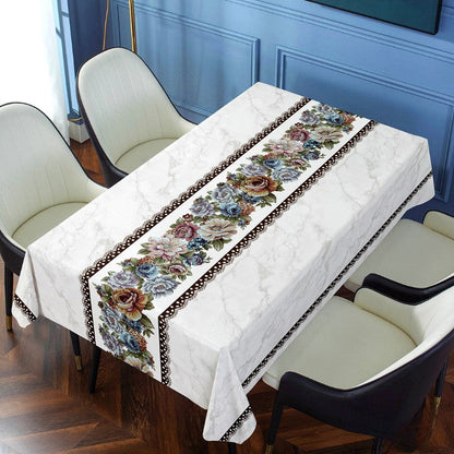 🔥New Year Special 63% OFF🔥Waterproof Oil Resistant Embroidered Tablecloths