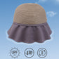 Large-brim women's sun hat in Summer