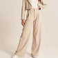 HIGH WAIST TAILORED WIDE LEG PANTS