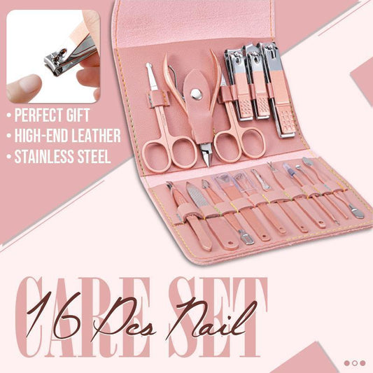 16 PCS Nail Care Set（Ten colors）