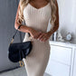 🎅🎄Christmas Early Sale 40% OFF🎄Knit Pullover Sweater and Cami Dress Set