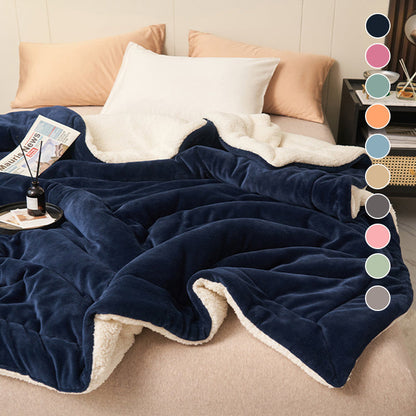 🔥[Winter Gift] Double Layer Thickened Lamb Plush Blanket