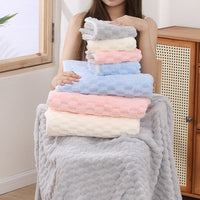 🔥Clouds Coral Velvet Bath Towel