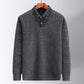 🎅🔥Hot Sale $39.99🎄🎉Men's Fluff-lined Sweater with Shirt Collar（50% OFF）