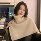 🔥Winter hot sale🔥Gift Choice - Multi-Purpose Buttoned Split Knit Shawl