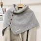 🔥Winter hot sale🔥Gift Choice - Multi-Purpose Buttoned Split Knit Shawl