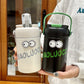 Stainless Steel Insulated Cooler Mug with Tea Silo Straw