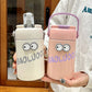 Stainless Steel Insulated Cooler Mug with Tea Silo Straw
